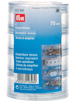 Pyöreä säilytysrasia 70 mm 4 kpl