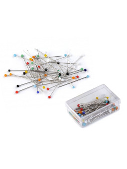 Lasipäinen nuppineula 30mm x 0,6mm 5g