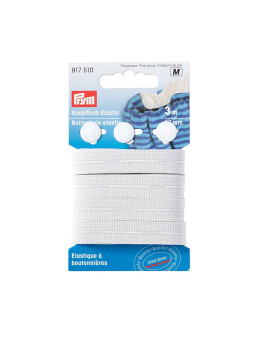 Reikäkuminauha + 3 nappia 12mm