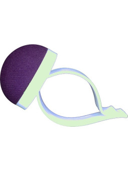 Neulatyyny puolipallo muoviranneke