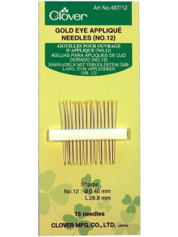 Clover Applikointineula no,12