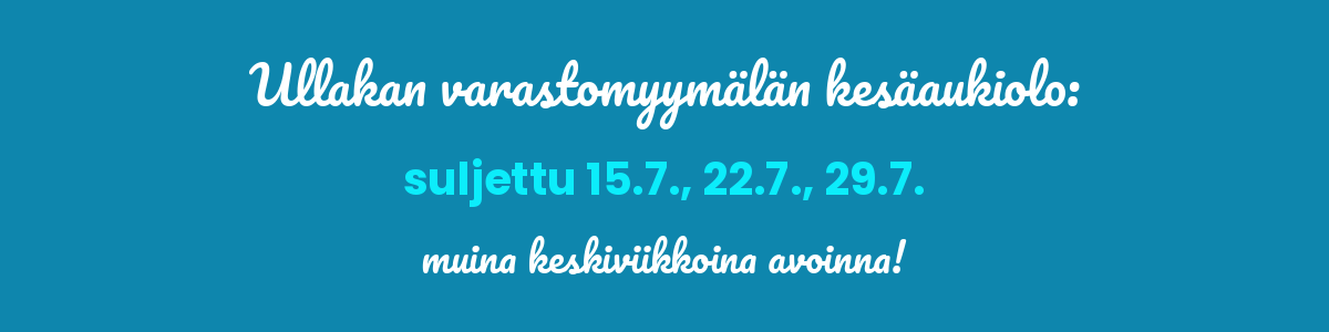 KESÄN 2026  VARASTOMYYMÄLÄN AUKIOLO image